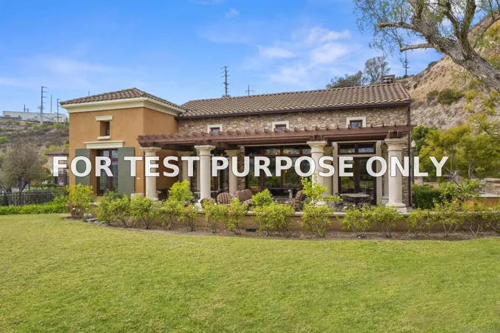 Demo/Test Data 2517 Escala Circle, San Diego, CA 92108