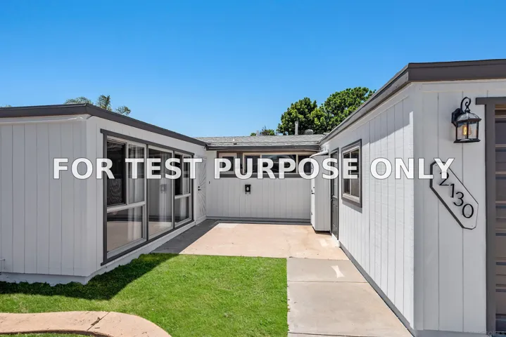 Demo/Test Data 2130 Cardinal Dr, San Diego, CA 92123