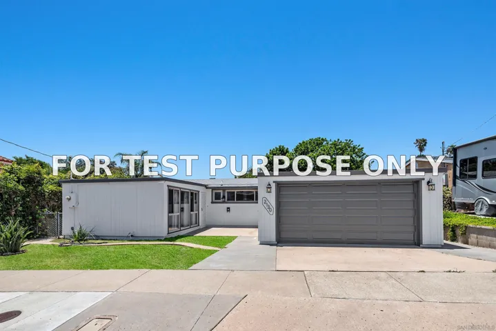 Demo/Test Data 2130 Cardinal Dr, San Diego, CA 92123