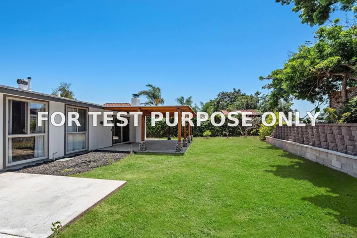 Demo/Test Data 2130 Cardinal Dr, San Diego, CA 92123
