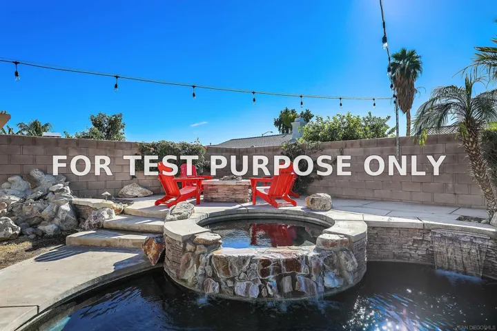 Demo/Test Data 80741 Desert Spur Drive, Indio, CA 92201