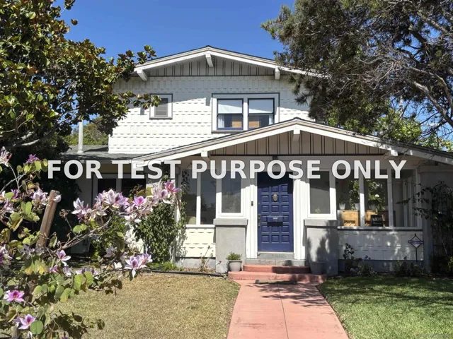 Demo/Test Data 2401 Capitan Ave, San Diego, CA 92104