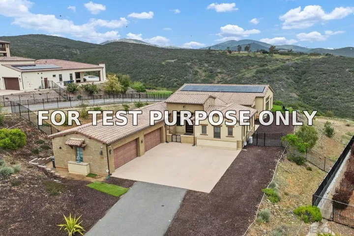 Demo/Test Data 3881 Rancho Summit Dr, Encinitas, CA 92024