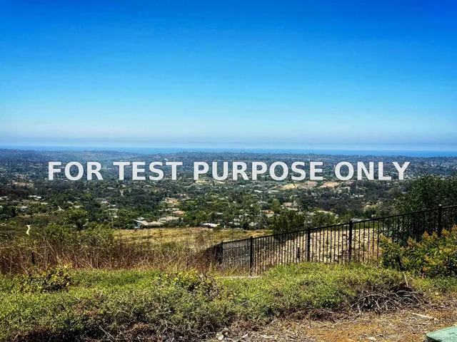 Demo/Test Data 3881 Rancho Summit Dr, Encinitas, CA 92024