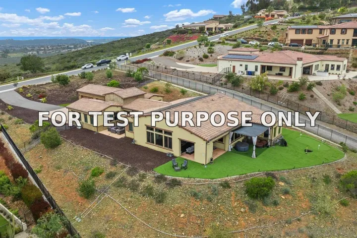Demo/Test Data 3881 Rancho Summit Dr, Encinitas, CA 92024
