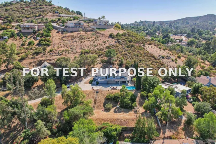 Demo/Test Data 11810 Hi Ridge Rd, Lakeside, CA 92040