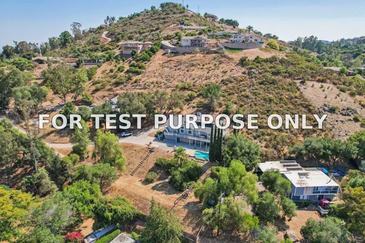 Demo/Test Data 11810 Hi Ridge Rd, Lakeside, CA 92040