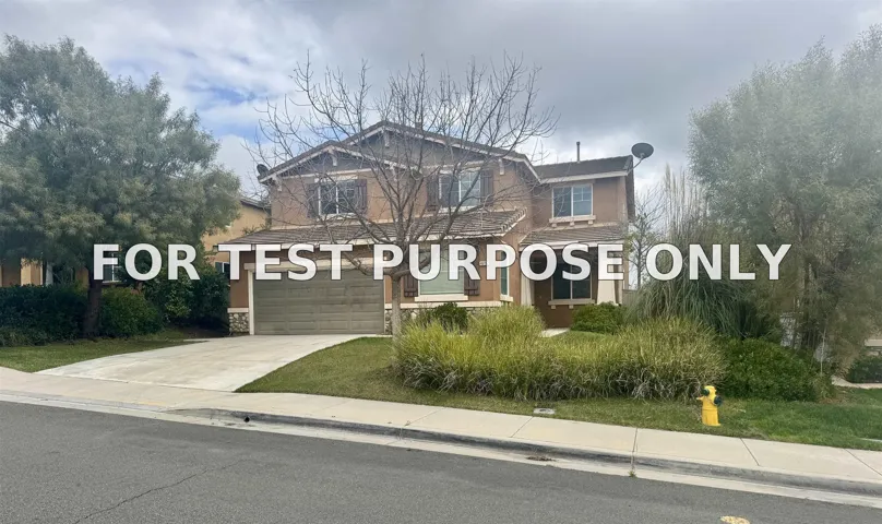 Demo/Test Data 46197 Via Tranquila, Temecula, CA 92592