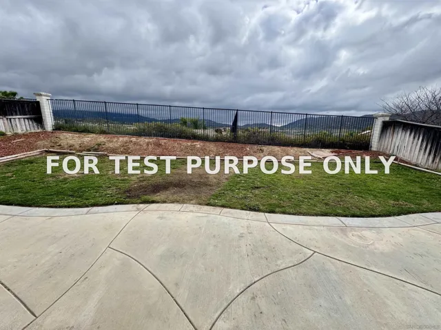 Demo/Test Data 46197 Via Tranquila, Temecula, CA 92592