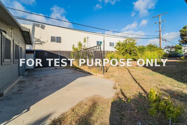 Demo/Test Data 530 42nd St Unit 1 & 2, San Diego, CA 92102