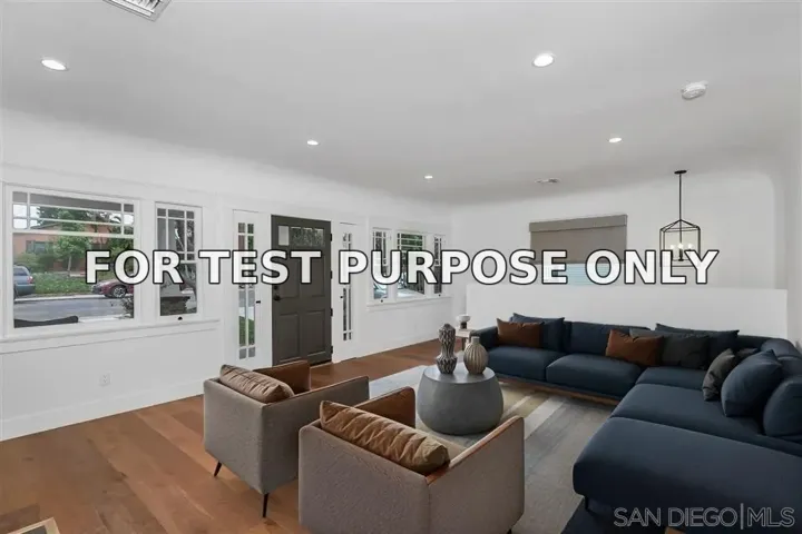 Demo/Test Data 2635 Montclair Street, San Diego, CA 92104