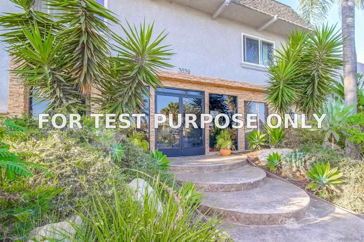 Demo/Test Data 3535 Meade Ave. Unit 26, SAN DIEGO, CA 92116