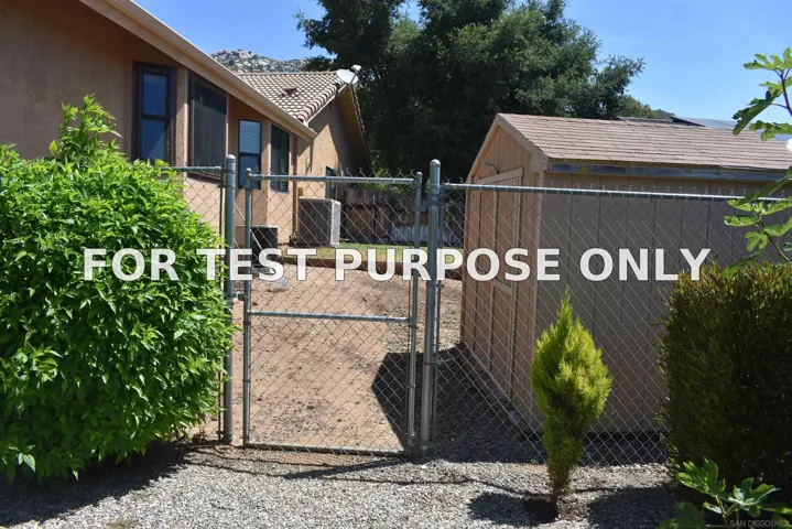 Demo/Test Data 25657 Bellemore Dr, Ramona, CA 92065
