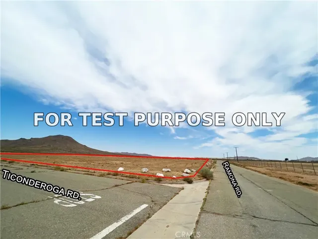 Demo/Test Data 0 Ramona, Apple Valley, CA 92307