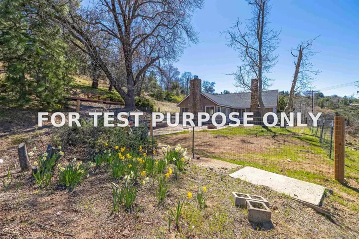 Demo/Test Data 3869 Pine Hills Rd, Julian, CA 92036