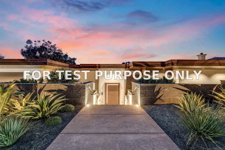 Demo/Test Data 8070 La Jolla Scenic Dr N, La Jolla, CA 92037