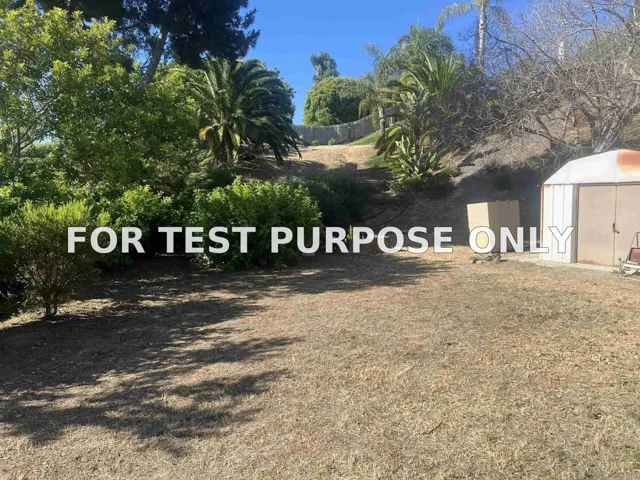 Demo/Test Data 7219 Mimosa Dr, Carlsbad, CA 92011