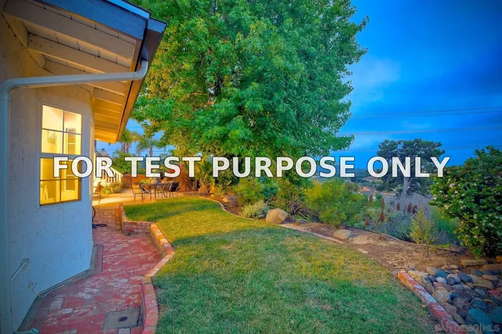 Demo/Test Data 7219 Mimosa Dr, Carlsbad, CA 92011