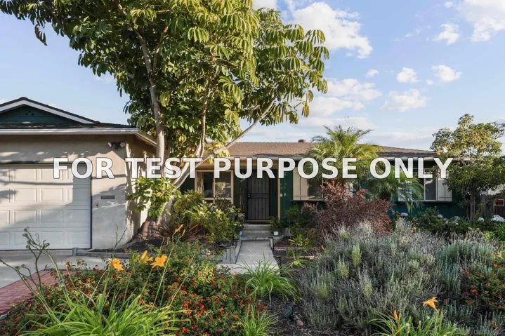 Demo/Test Data 8045 Laird St, La Mesa, CA 91942