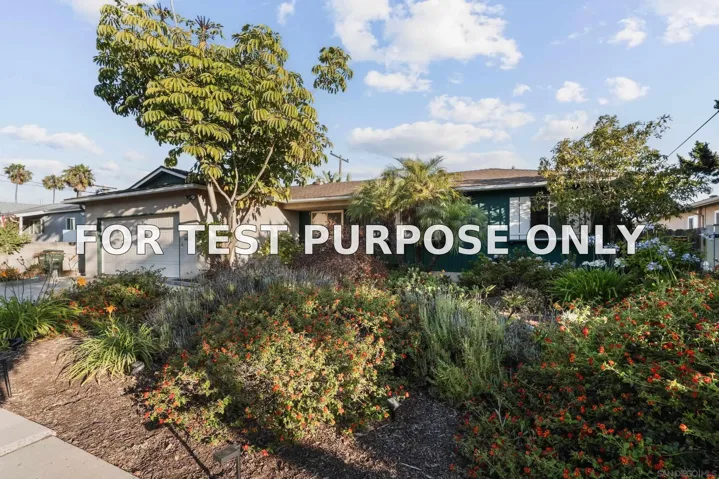 Demo/Test Data 8045 Laird St, La Mesa, CA 91942