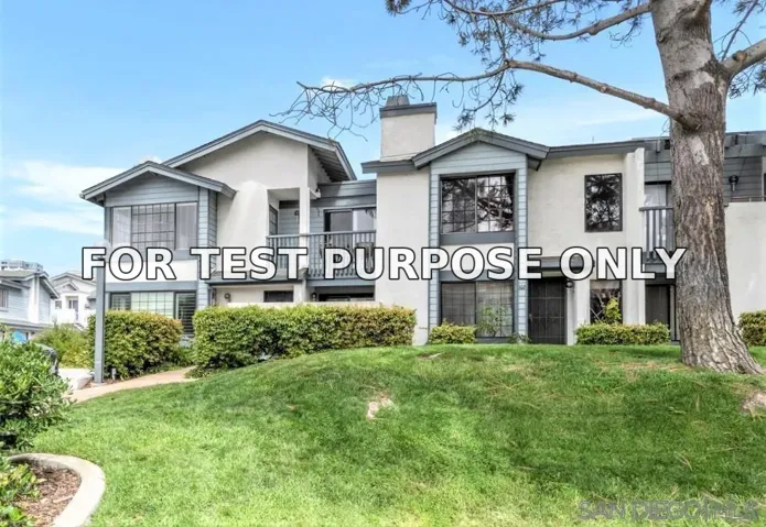 Demo/Test Data 4044 Crystal Dawn Ln Unit 103, San Diego, CA 92122