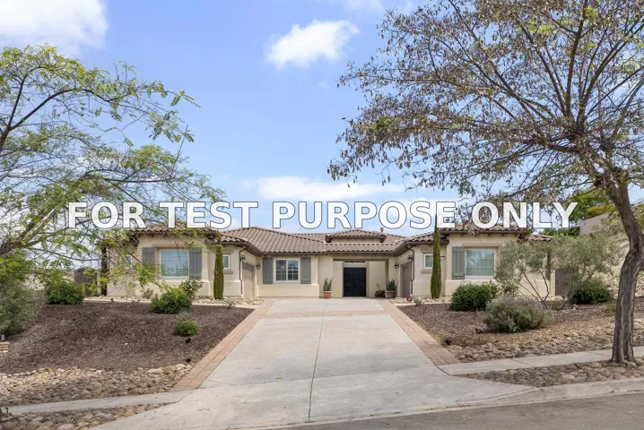 Demo/Test Data 11753 Big Canyon Ln, San Diego, CA 92131