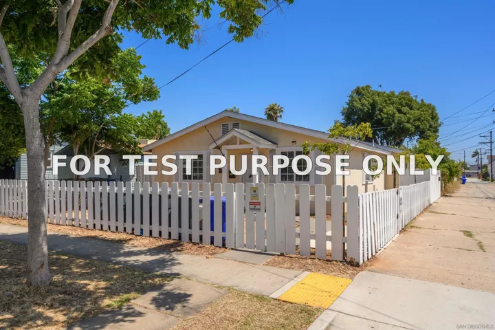 Demo/Test Data 620 E 4th Street, National City, CA 91950