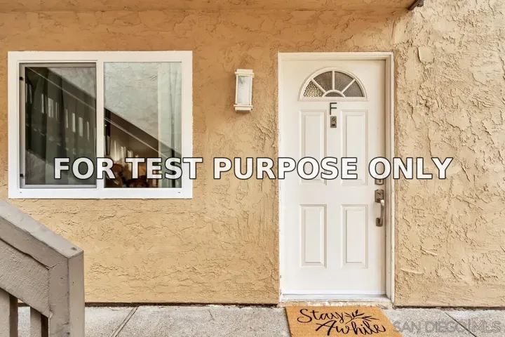 Demo/Test Data 8644 Via Mallorca Unit F, La Jolla, CA 92037