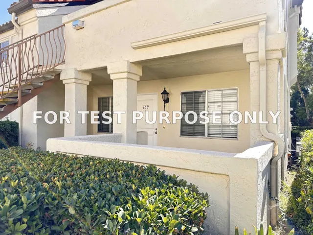 Demo/Test Data 774 Eastshore Terrace Unit 169, chula vista, CA 91913