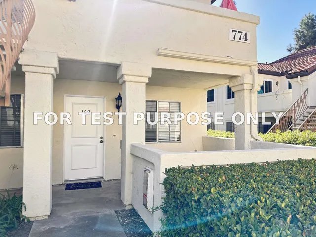 Demo/Test Data 774 Eastshore Terrace Unit 169, chula vista, CA 91913