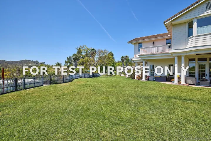 Demo/Test Data 13742 Paseo Valle Alto, Poway, CA 92064
