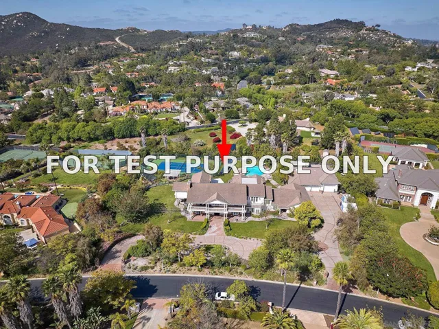 Demo/Test Data 13742 Paseo Valle Alto, Poway, CA 92064