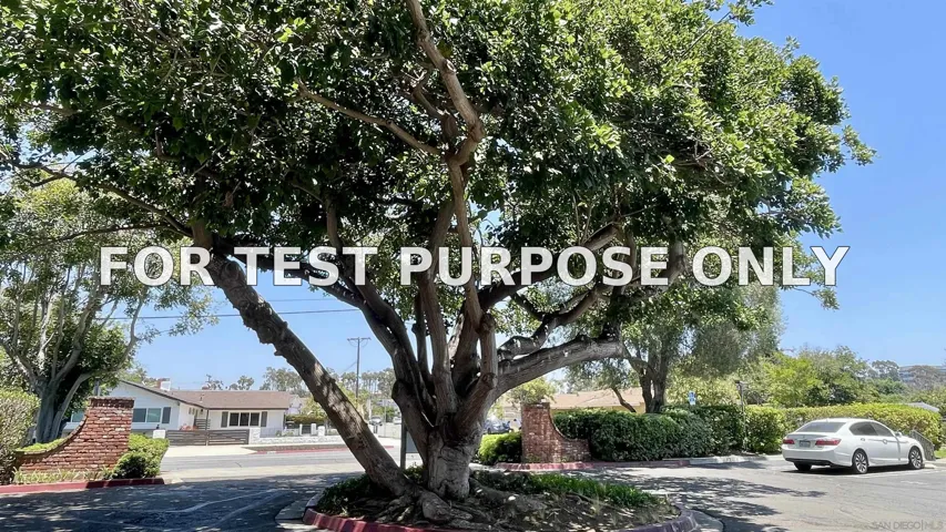 Demo/Test Data 3266 Ashford St Unit M, San Diego, CA 92111
