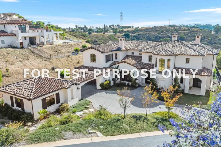 Demo/Test Data 7545 Top O The Morning, San Diego, CA 92127