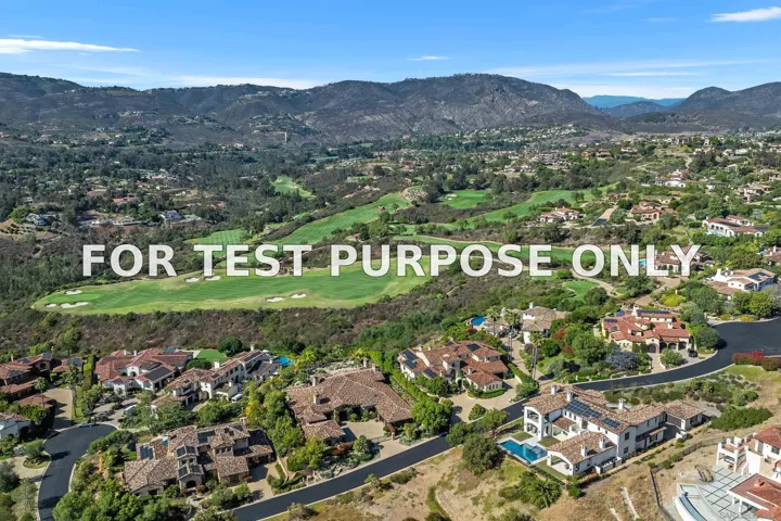 Demo/Test Data 7545 Top O The Morning, San Diego, CA 92127