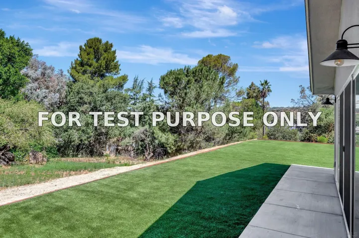 Demo/Test Data 1450-52 Rock Terrace, Alpine, CA 91901