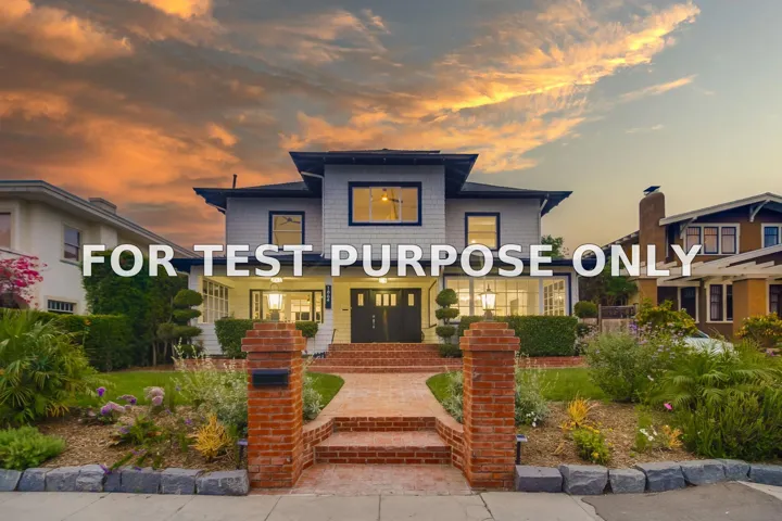 Demo/Test Data 1864 Sunset Blvd, San Diego, CA 92103