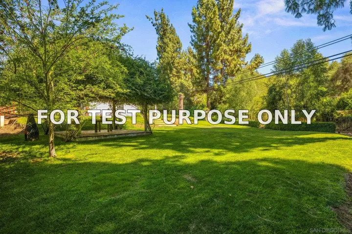 Demo/Test Data 3412 Buena Creek Rd, Vista, CA 92084