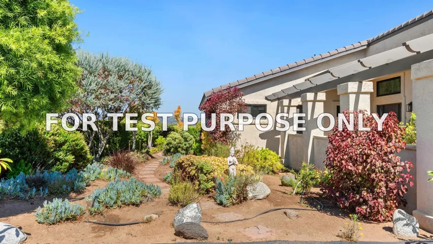 Demo/Test Data 5880 Redondo Dr, Bonsall, CA 92003