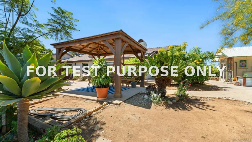 Demo/Test Data 5880 Redondo Dr, Bonsall, CA 92003