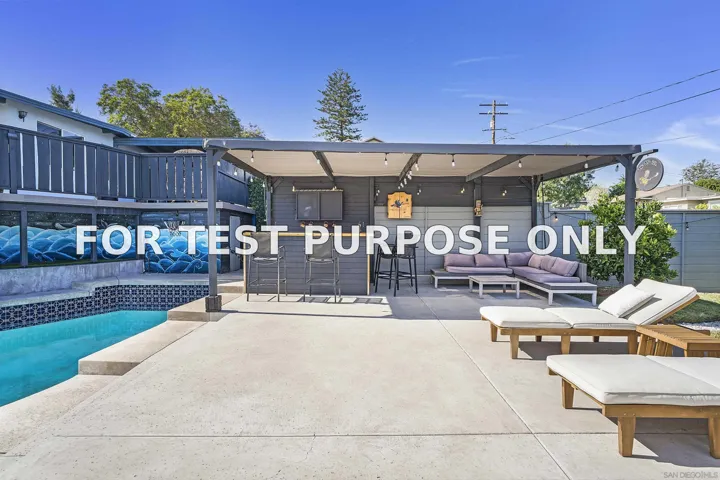 Demo/Test Data 6784 Alamo Way, La Mesa, CA 91942