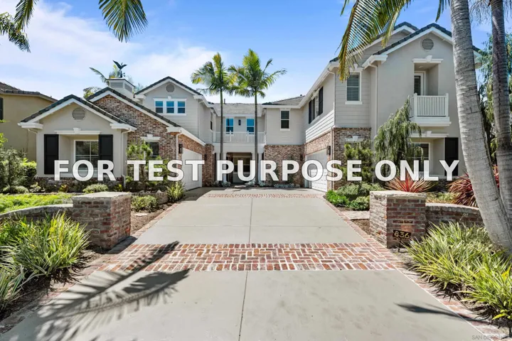 Demo/Test Data 836 Jensen Ct., Encinitas, CA 92024