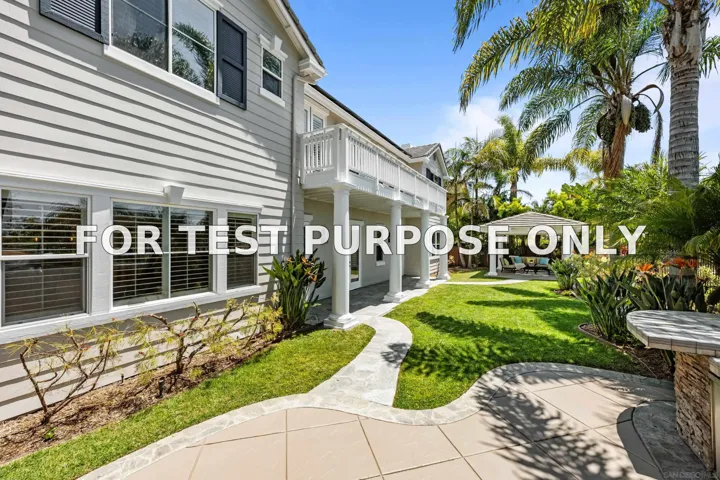 Demo/Test Data 836 Jensen Ct., Encinitas, CA 92024