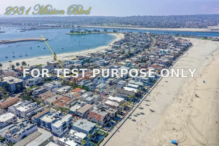 Demo/Test Data 2931 Mission Blvd, San Diego, CA 92109