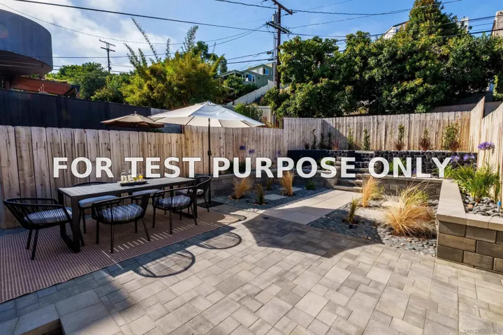 Demo/Test Data 3434 Talbot St, San Diego, CA 92106