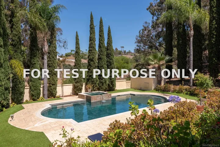 Demo/Test Data 459 Flores De Oro, Rancho Santa Fe, CA 92067