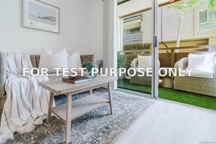 Demo/Test Data 1605 Hotel Circle S Unit B-102, San Diego, CA 92108