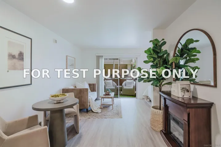 Demo/Test Data 1605 Hotel Circle S Unit B-102, San Diego, CA 92108