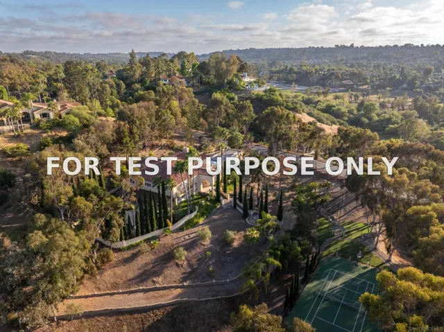 Demo/Test Data 459 Flores De Oro, Rancho Santa Fe, CA 92067
