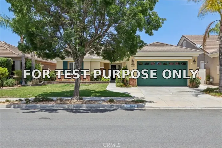 Demo/Test Data 5136 Via Bajamar, Hemet, CA 92545